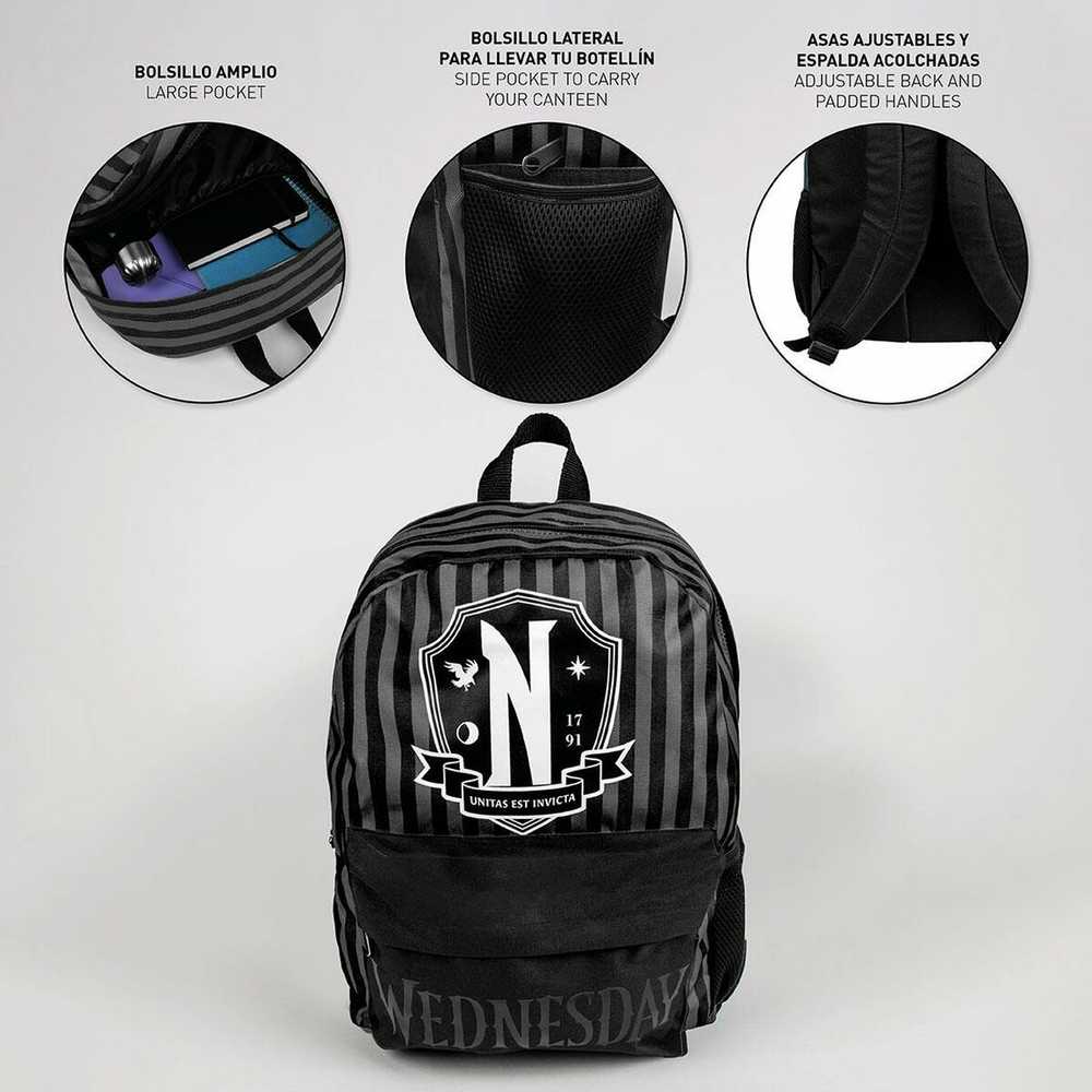 CERDÁ Wednesday casual backpack 42cm