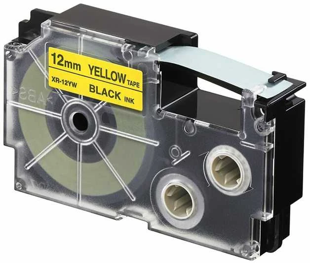 Casio XR-12 YW 12 mm juoda ant geltonos spalvos (XR-12YW)