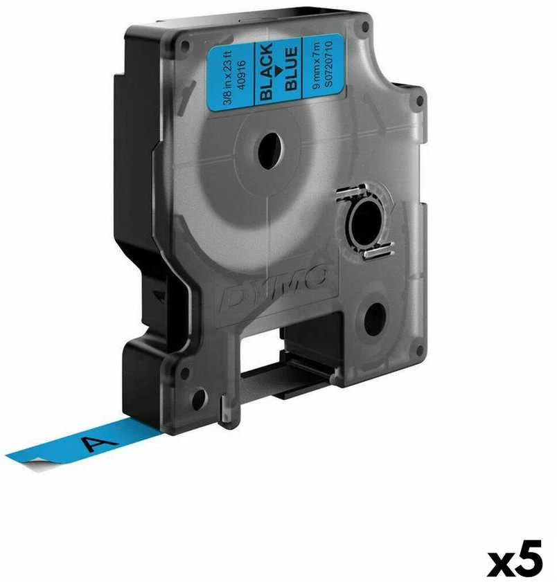 Dymo juosta S0720710 (juoda ant mėlynos) D1 tipo