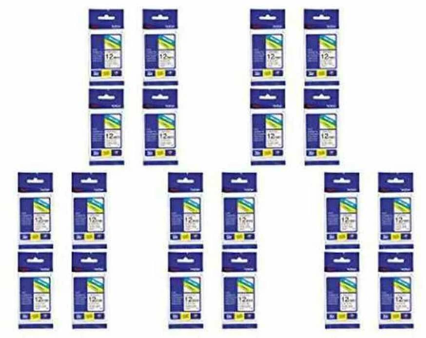 Brother | TZ-231 Laminated Tape | Juodas on Baltas | TZe | 8 m | 1.2 cm