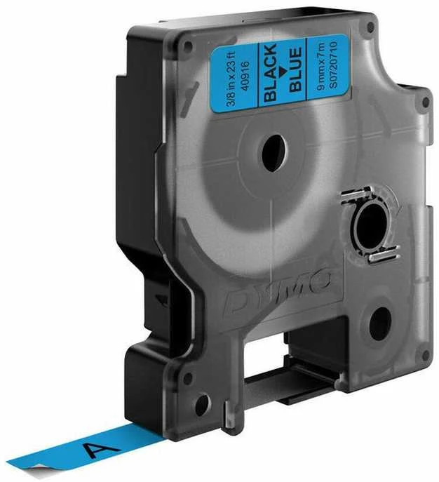 Dymo juosta S0720710 (juoda ant mėlynos) D1 tipo
