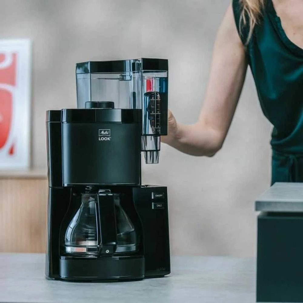 Melitta filtrinis kavos aparatas Look 1025-02, 1,25 l, 1080 W, juodas