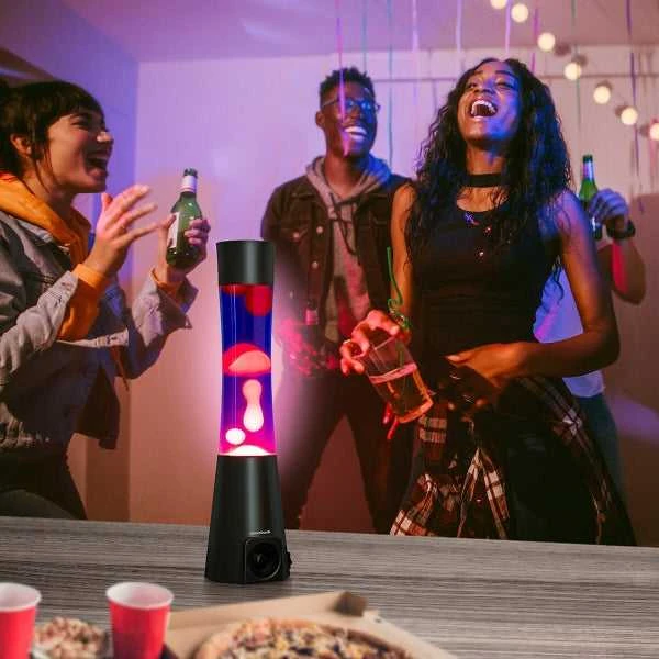 Stalinė lempa InnovaGoods InnovaGoods LAMPA LAVA Z GŁOŚNIKIEM Maglamp Juodas