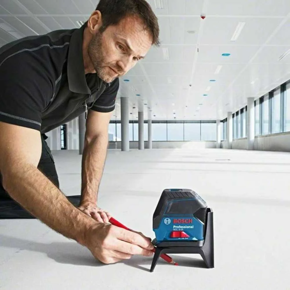 Bosch Kombinuotasis lazeris GCL 2-15 + 3x1.5V AA + krepšys
