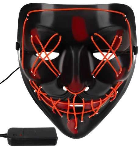 Malatec LED Šviečianti (PURGE) karnavalinė kaukė