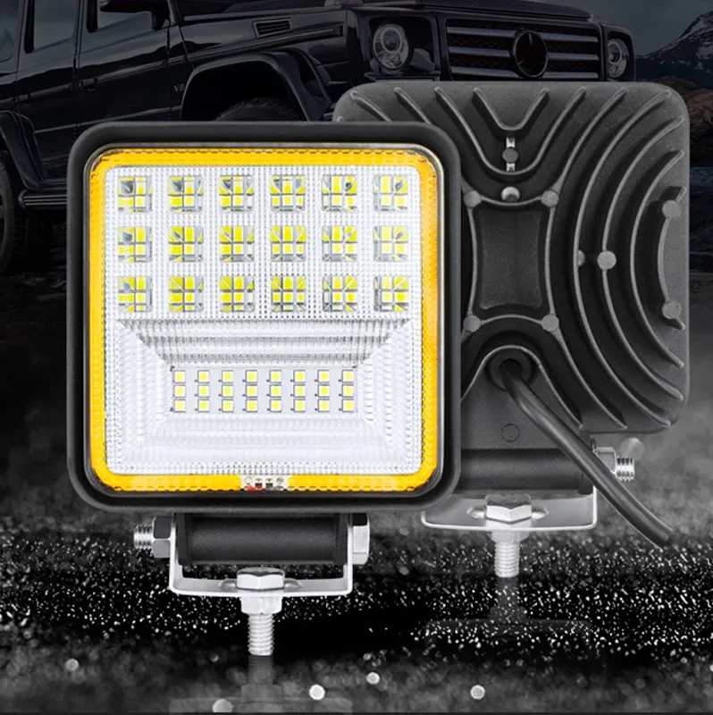 Darbo lempa su 42 LED, 126W, 10V-30V, Cree