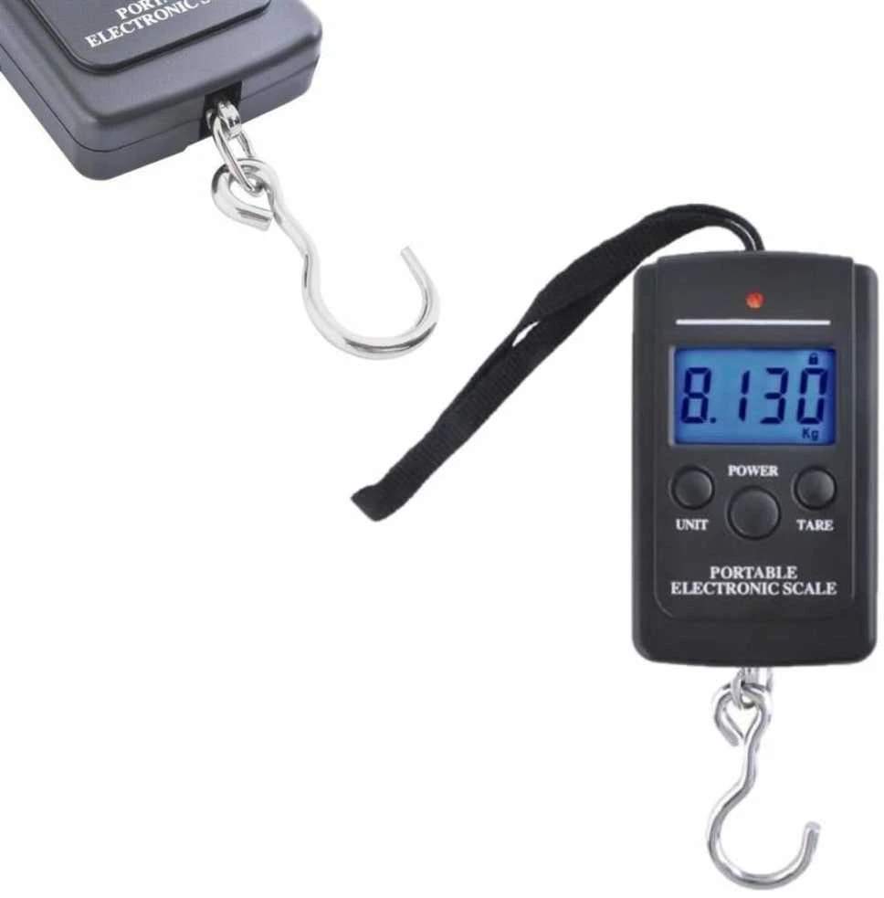 Virtuvinės svarstyklės Ruhhy LED bagažo svarstyklės - 40kg