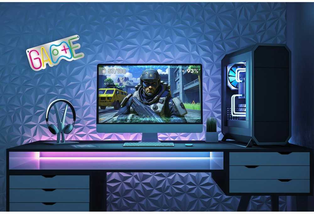 ActiveJet Aktyvuotas neoninis LED kūno neoninis žaidimas