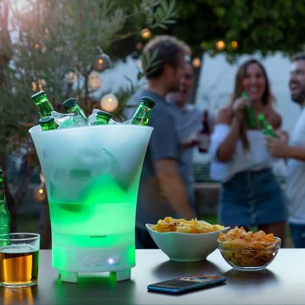 „InnovaGoods“ „InnovaGoods“ DĖŽUTĖ SU LED IR GARSIAKALBIU SU BATERIJOMIS