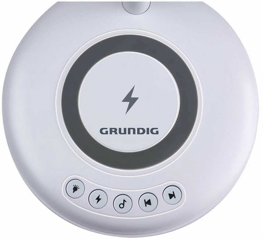 Šviestuvas stalinis LED 3IN1 13x13x35cm (įkrovikl, kolonėl) GRUNDIG 871125247255