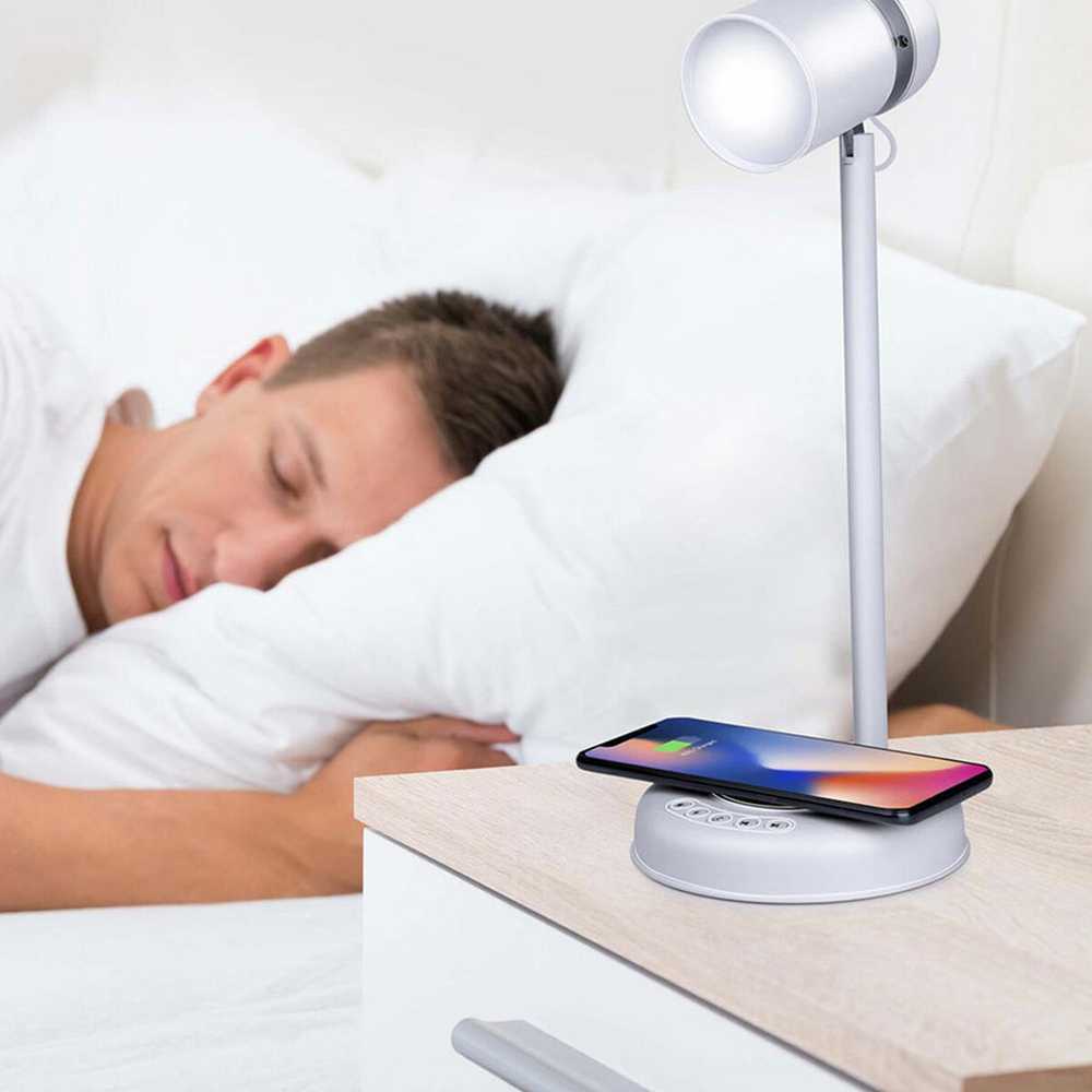 Šviestuvas stalinis LED 3IN1 13x13x35cm (įkrovikl, kolonėl) GRUNDIG 871125247255