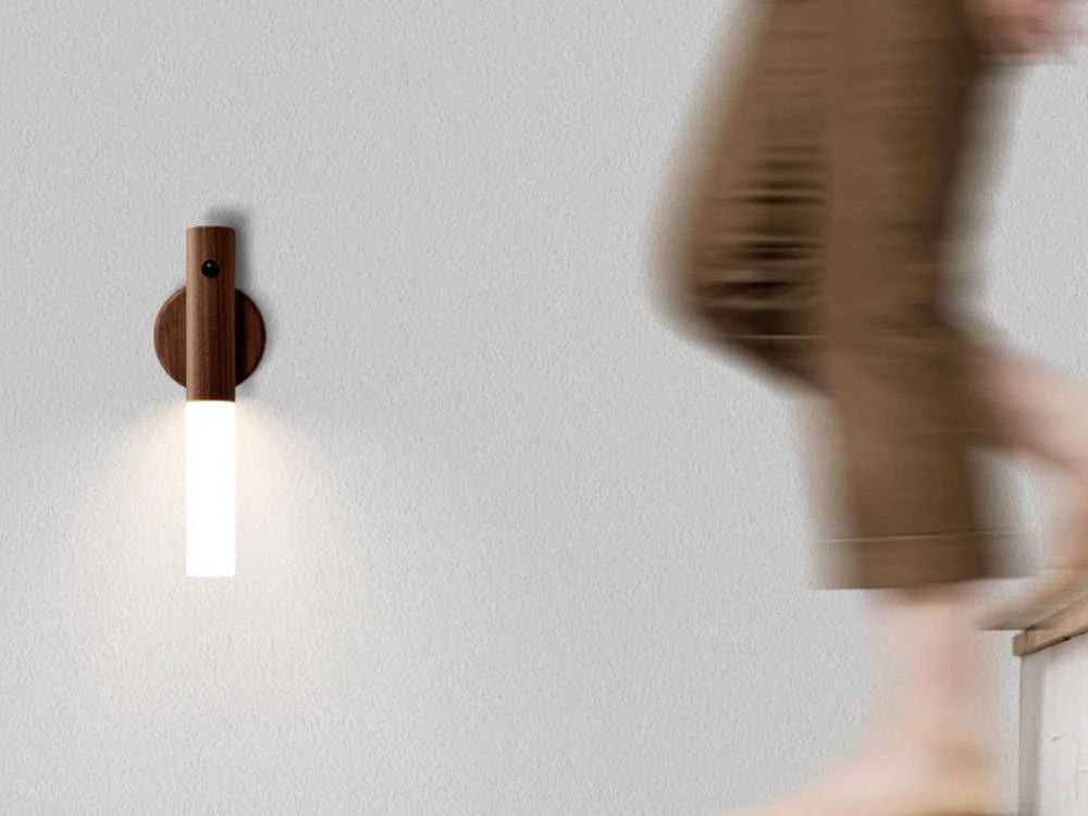 LED sieninis šviestuvas su judesio jutikliu, 18 cm