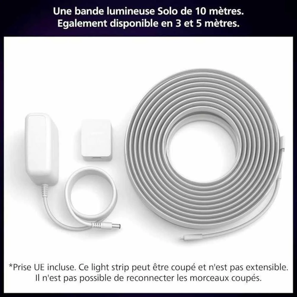 „Philips Hue Solo“ šviesos juosta, 10 m | 20 W | Kintamas