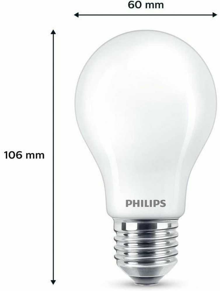 „Signify Philips“ LED klasikinė lempa 60 W E27 šiltai balta 806 lm matinė 3 P