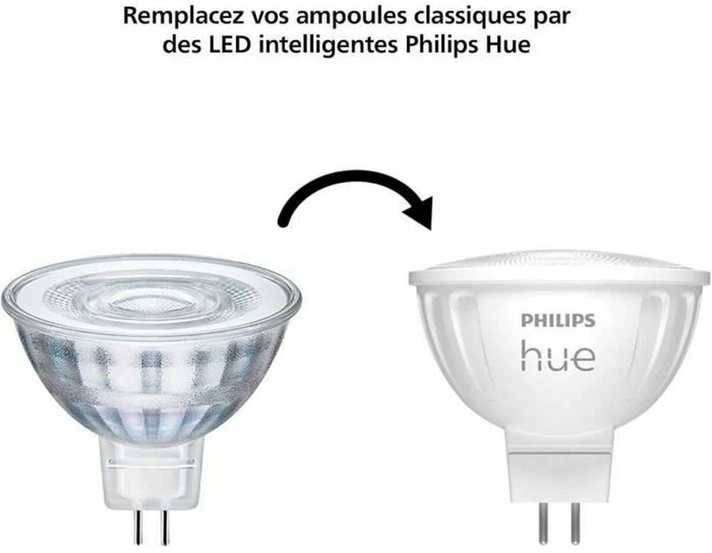 Philips Hue WCA 12V MR16 | GU5.3 | 6,3 W | Baltas ir spalvota šviesa