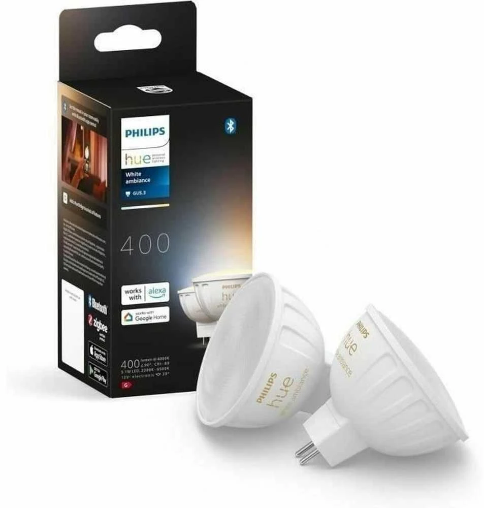 Philips Hue WA 12V MR16, 2vnt pakuotė | GU5.3 | 5,1 W | Šiltas iki šaltas baltas lengvas