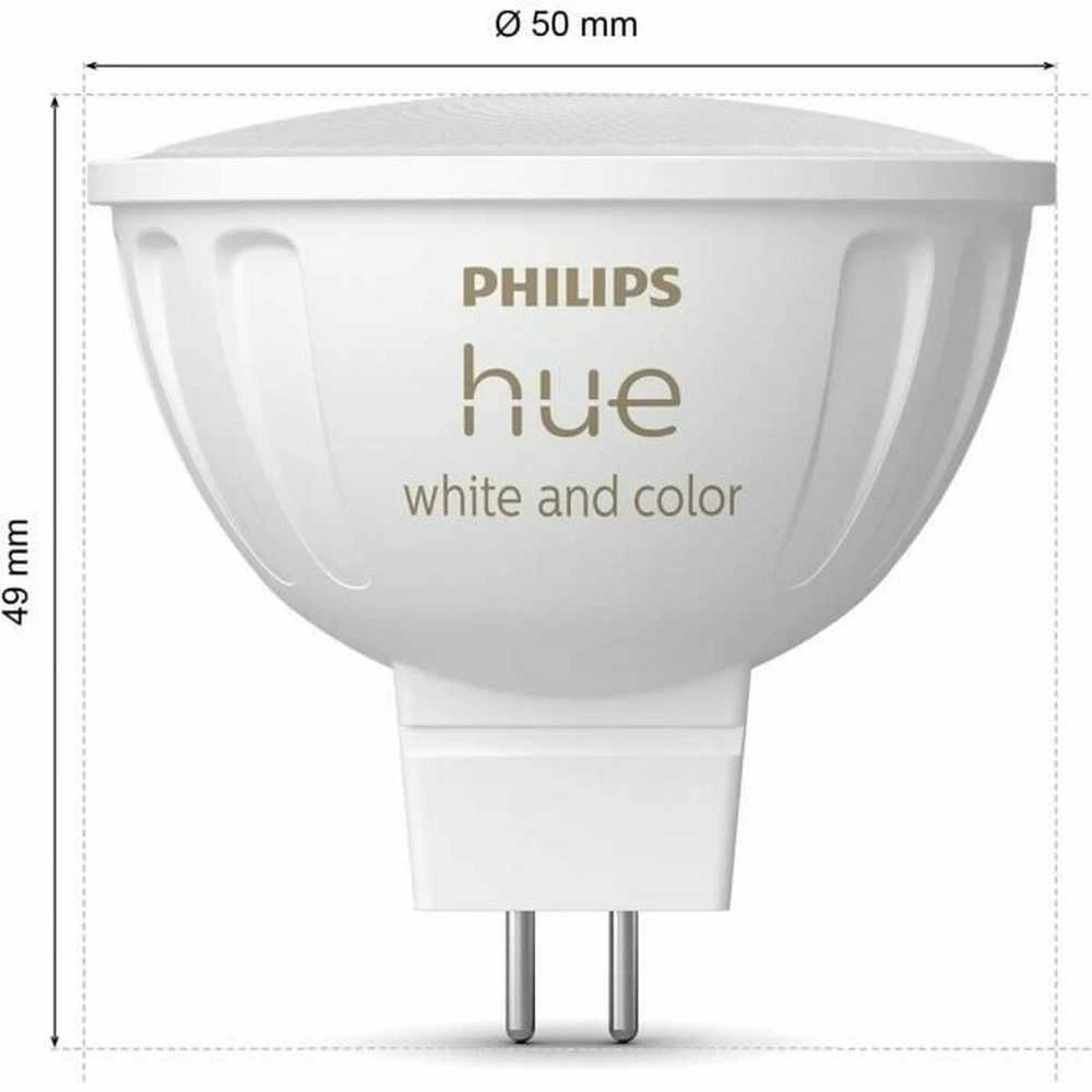 Philips Hue WCA 12V MR16 | GU5.3 | 6,3 W | Baltas ir spalvota šviesa