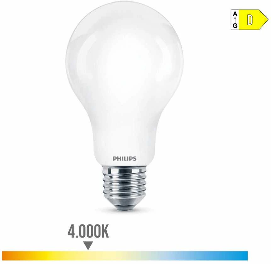 LED lemputė PHILIPS, A67, E27, 13 W, 2000 lm, 4000 K