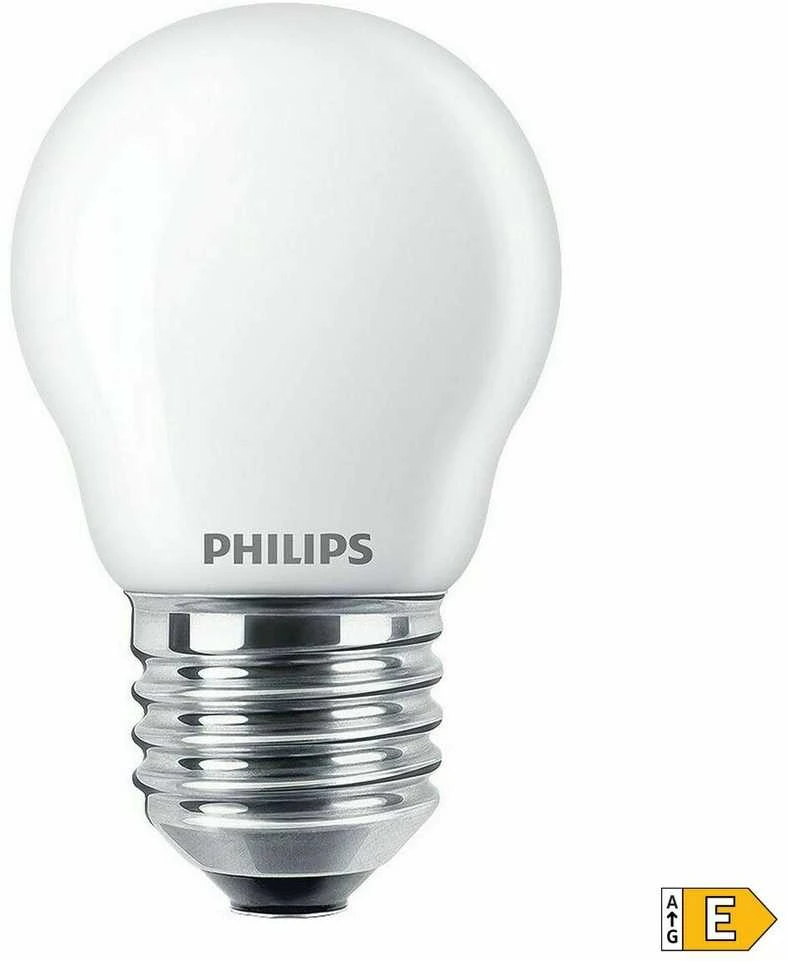 LED lemputė PHILIPS, P45, E27, 6,5 W, 806 lm, 2700 K