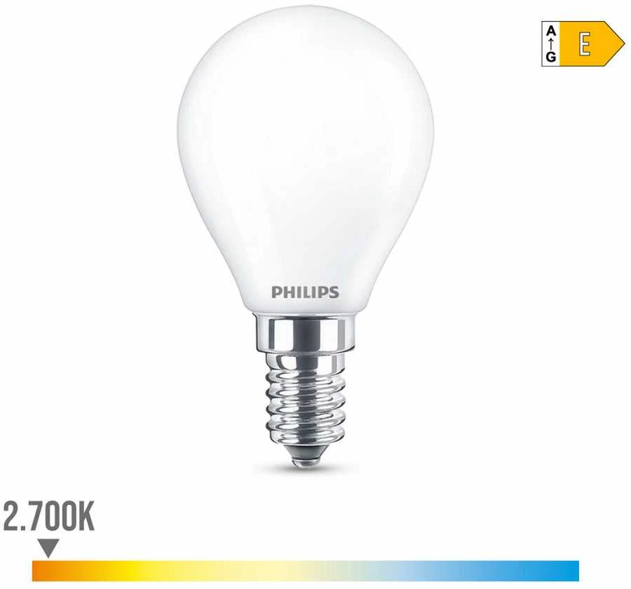 Lemputė Philips LED, P45, 2700 °K, E14, 6.5 W, 806 lm