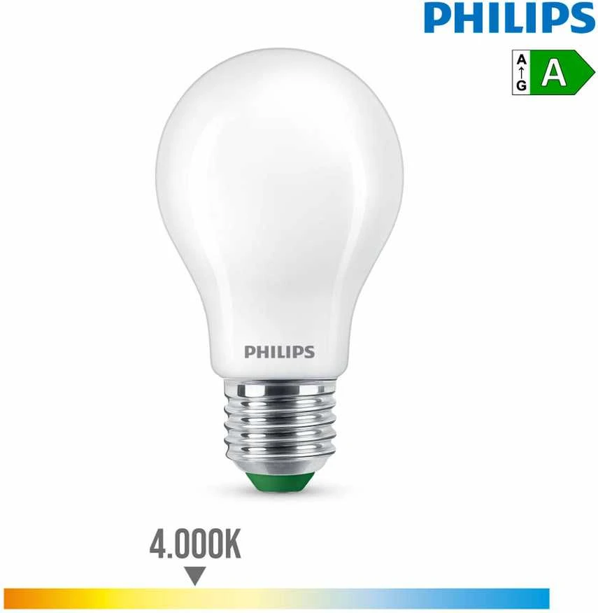 Signify „Philips Classic LED-A-Label“ lempa 60 W E27 matinė neutrali balta