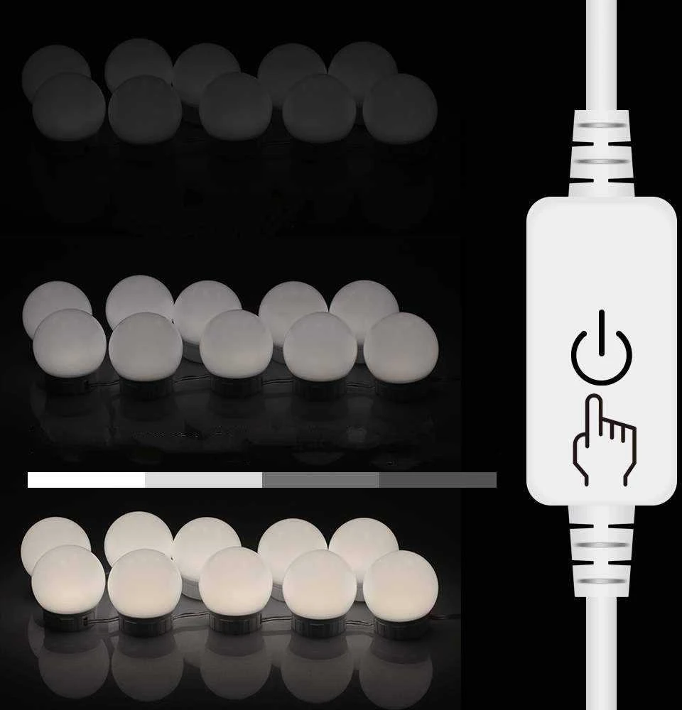 Izoxis LED lempos veidrodžiui/tualetui - 10 vnt.