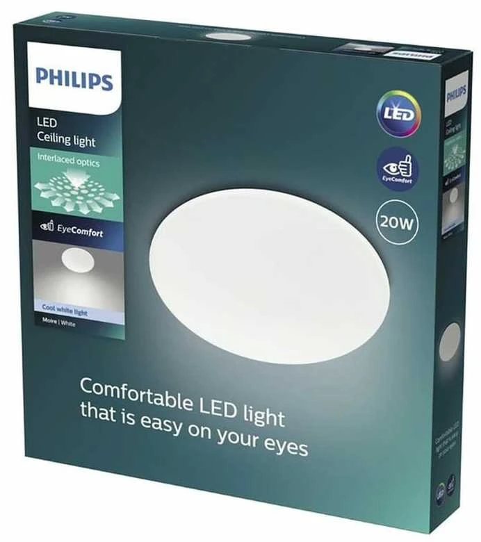 Philips CL200 lubinis šviestuvas, apvalus, baltas, 2300 lm, 4000 K