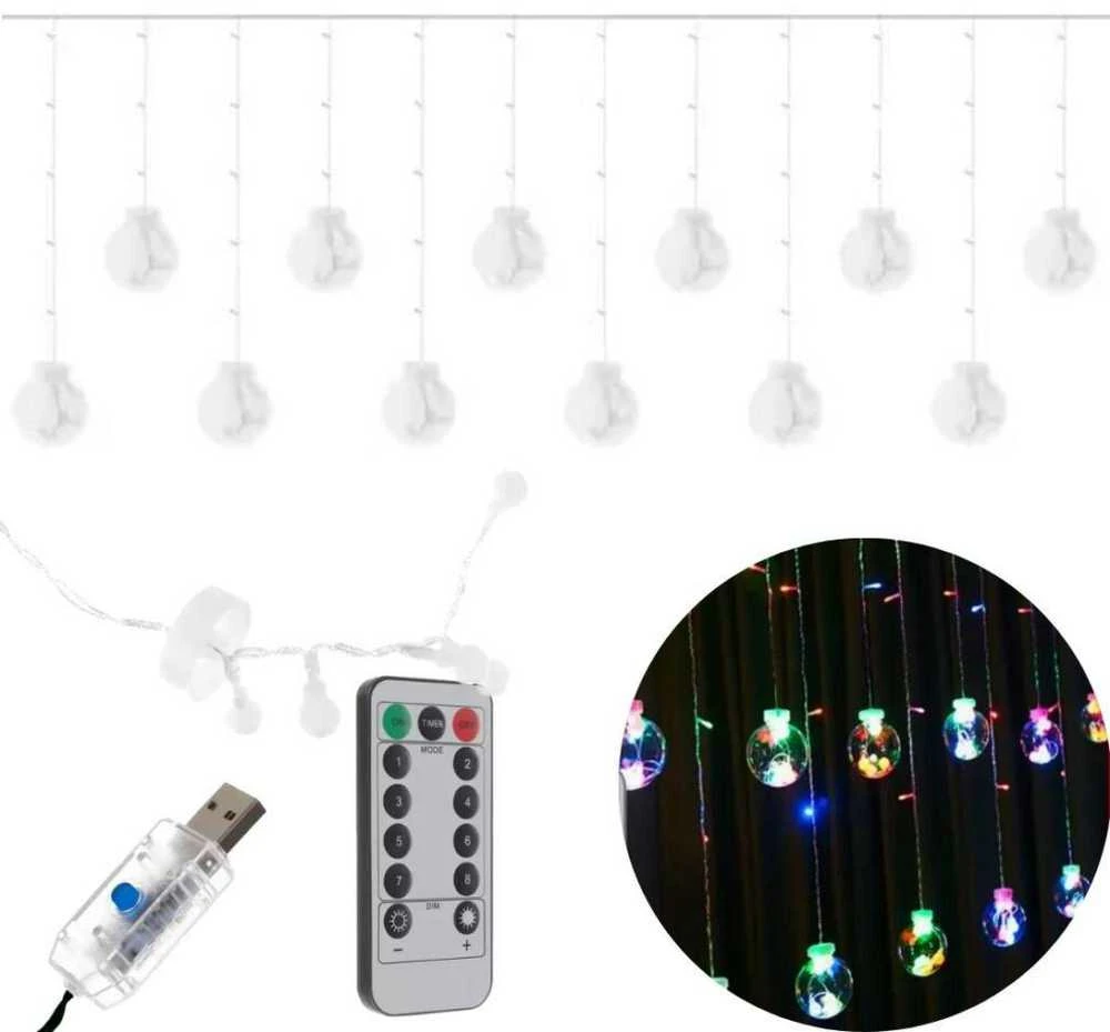 Iso Trade Universali lempučių girlianda 108 LED USB daugiaspalvis KŚ19734