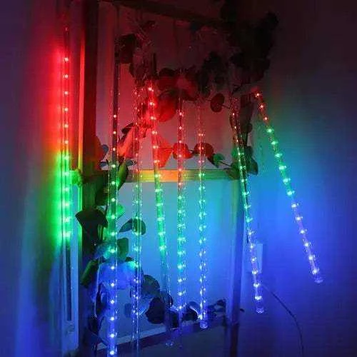 Iso Trade LED girlianda meteorų lietus (spalvotos, 288 LED)