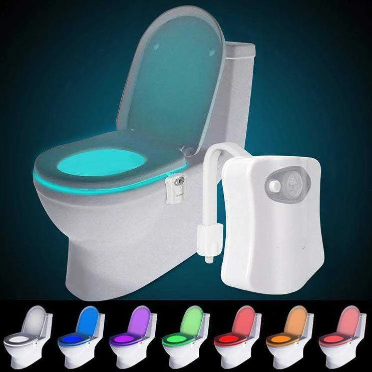 LED tualeto apšvietimas su judesio jutikliu