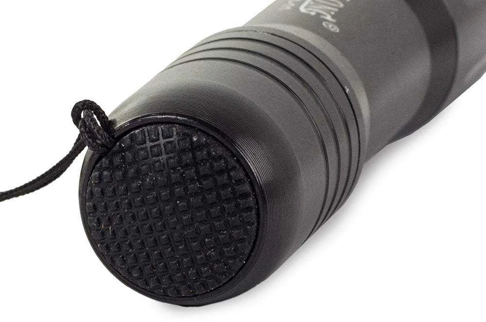 Taktinis mini LED žibintuvėlis raktų pakabukas