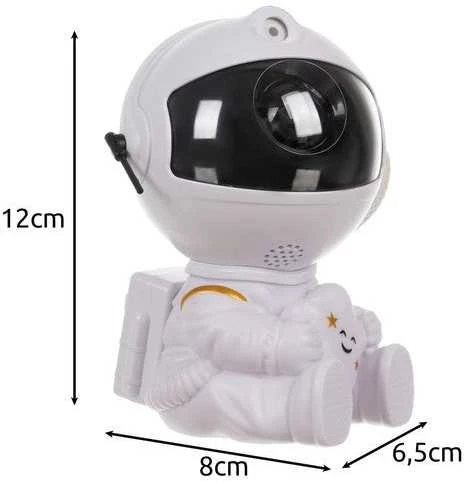 LED žvaigždžių projektorius – astronautas Izoksis