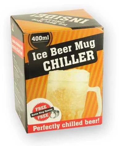 GiftWorld CHILLER ledo puodelis 400 ml - auksinis