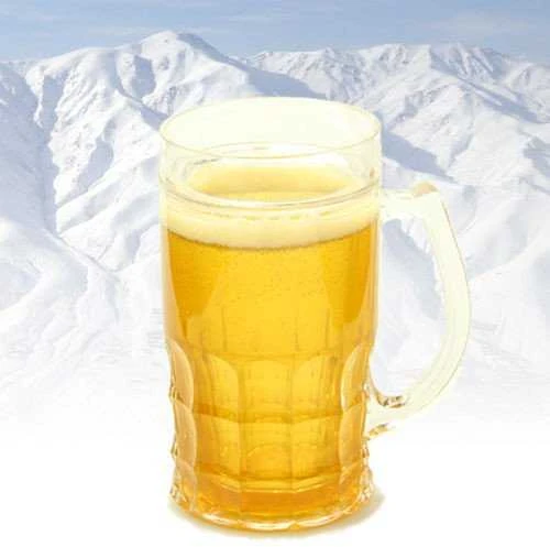 Ledinis alaus bokalas „CHILLER XXL“ 650 ml - auksinis