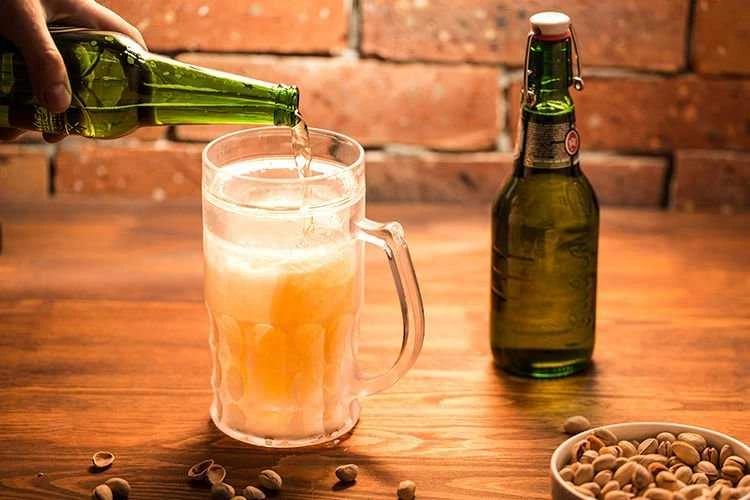 Ledinis alaus bokalas CHILLER XXL 650ml - klasikinis