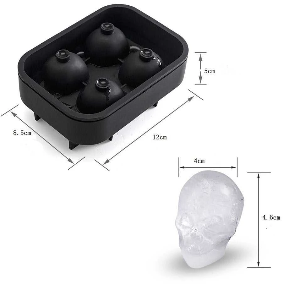 Gadget Master Skull ledukų šaldymo formelė, 1 vnt.