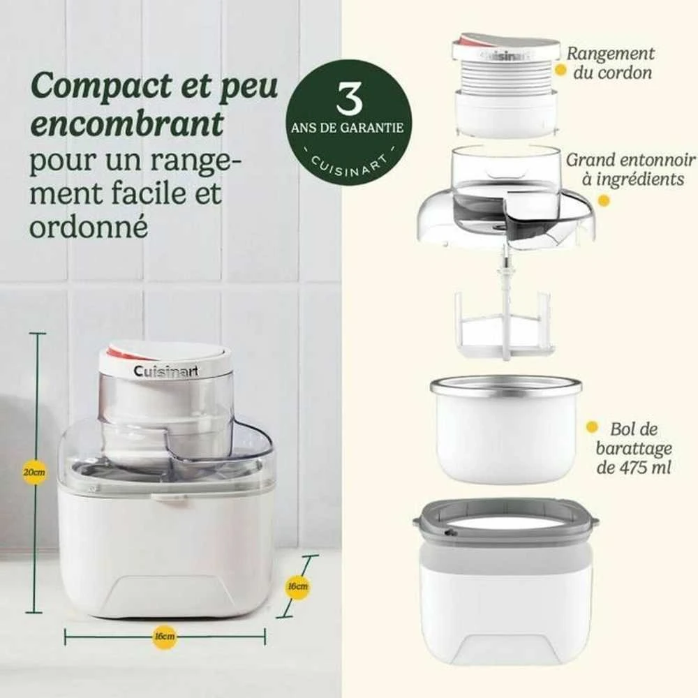 Ledų gaminimo aparatas Cuisinart ICEM10E
