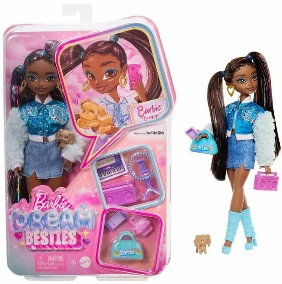 Mattel „Barbie Dream Besties“ lėlė Brooklyn