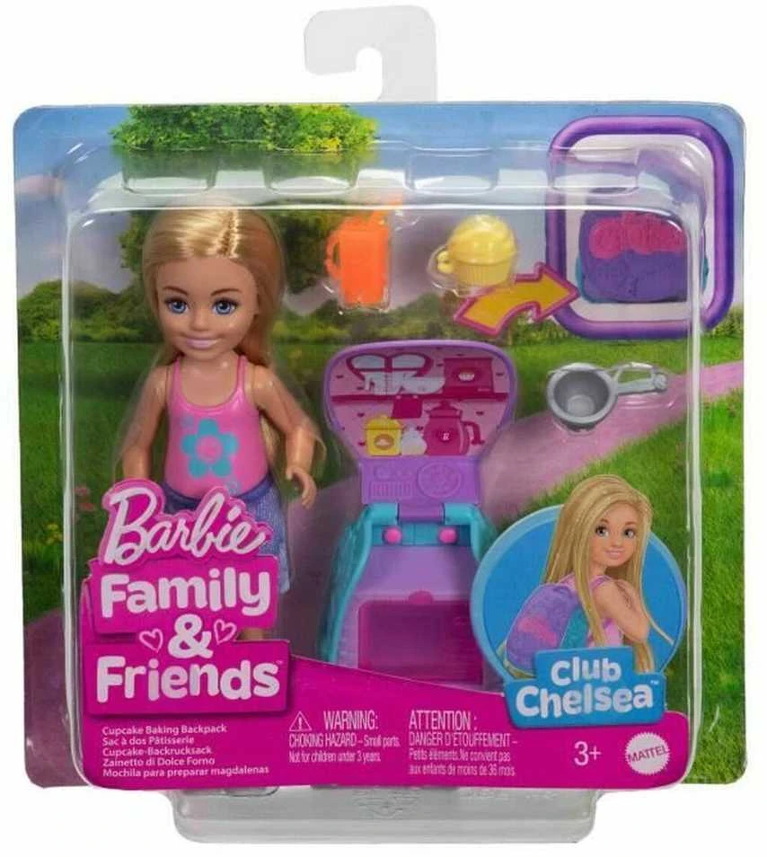 Mattel Lėlė Barbie Chelsea Kuprinė su kotkiem