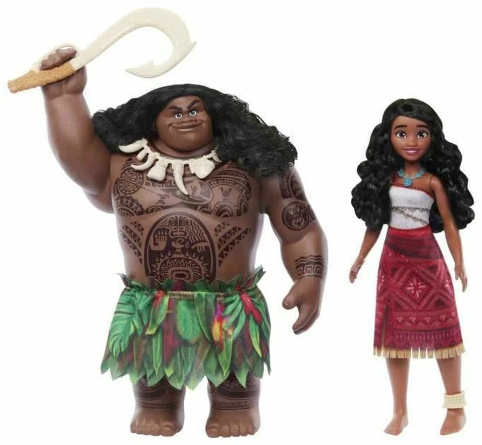 Mattel Lėlės Disney Vaiana ir Maui su aksesuarais