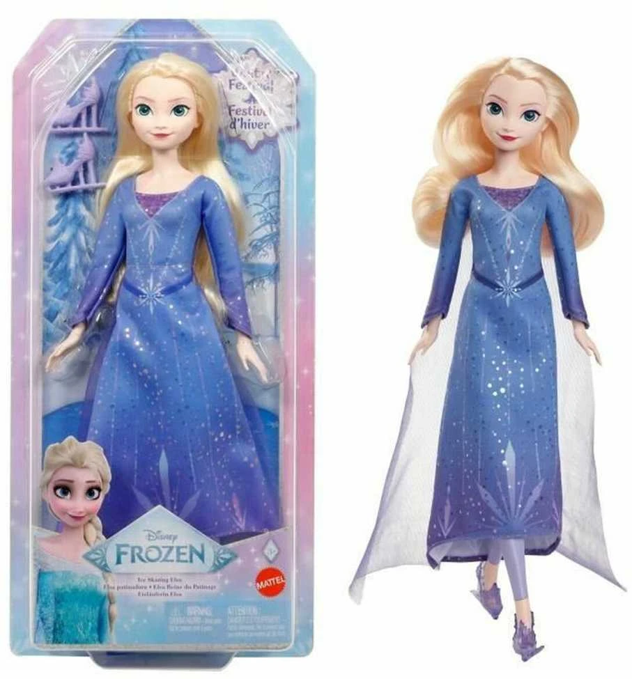 Mattel DISNEY FROZEN ledo čiuožėja Elza (JBG53)