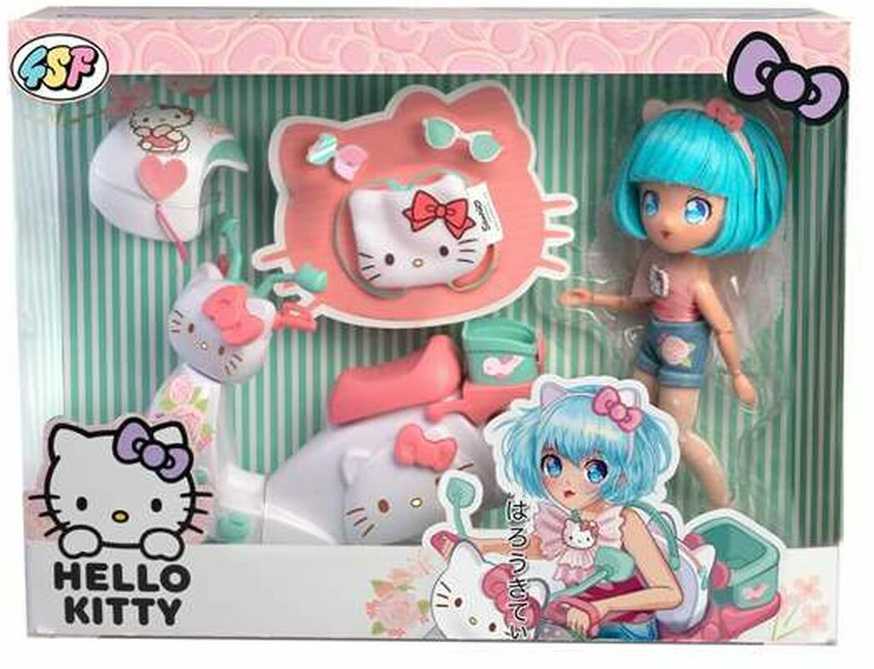 Famosa Hello Kitty Pretty Rožinė Scooter Manga doll