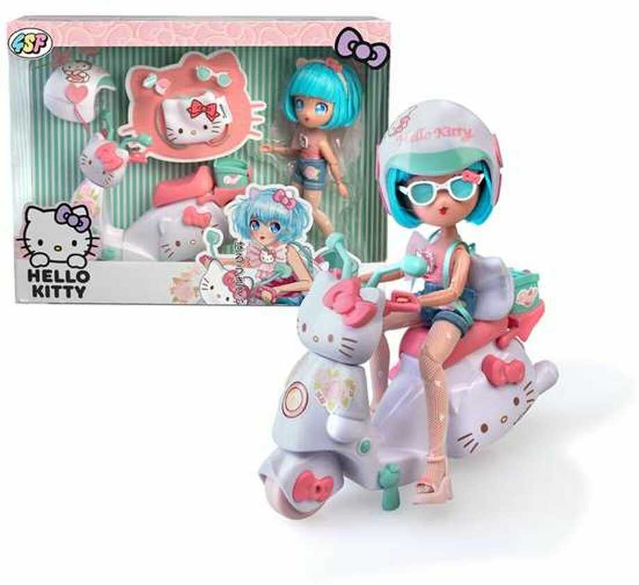 Famosa Hello Kitty Pretty Rožinė Scooter Manga doll