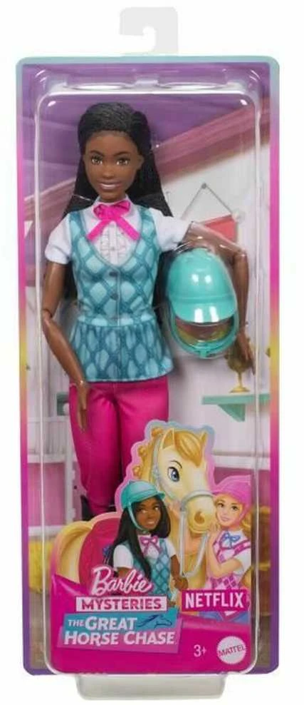 Mattel Barbie Mysteries Brooklyn mados žokėjaus lėlė ZA6179