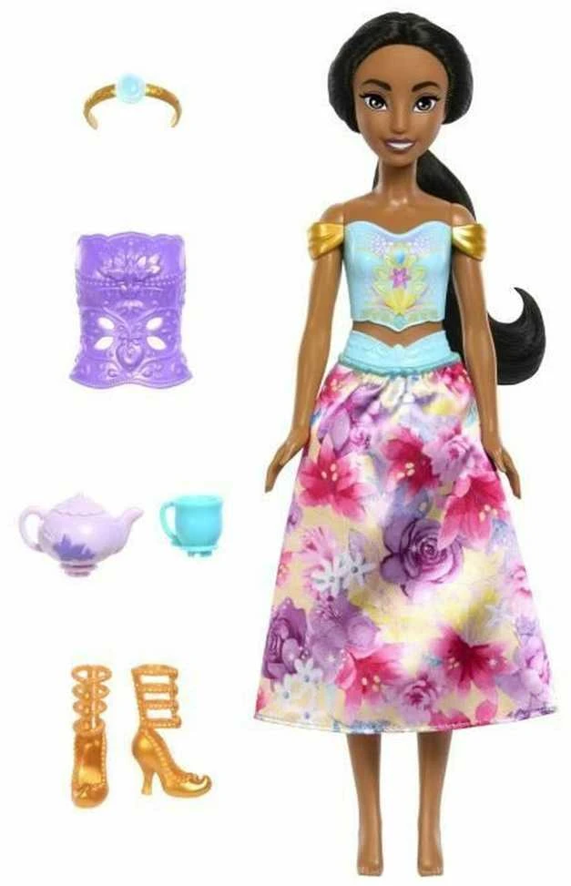 Mattel Lėlė Disney princesė Džazmina su siurprizais 3+
