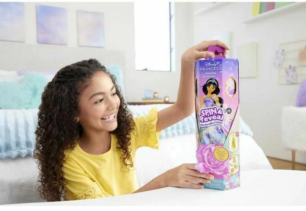 Mattel Lėlė Disney princesė Džazmina su siurprizais 3+