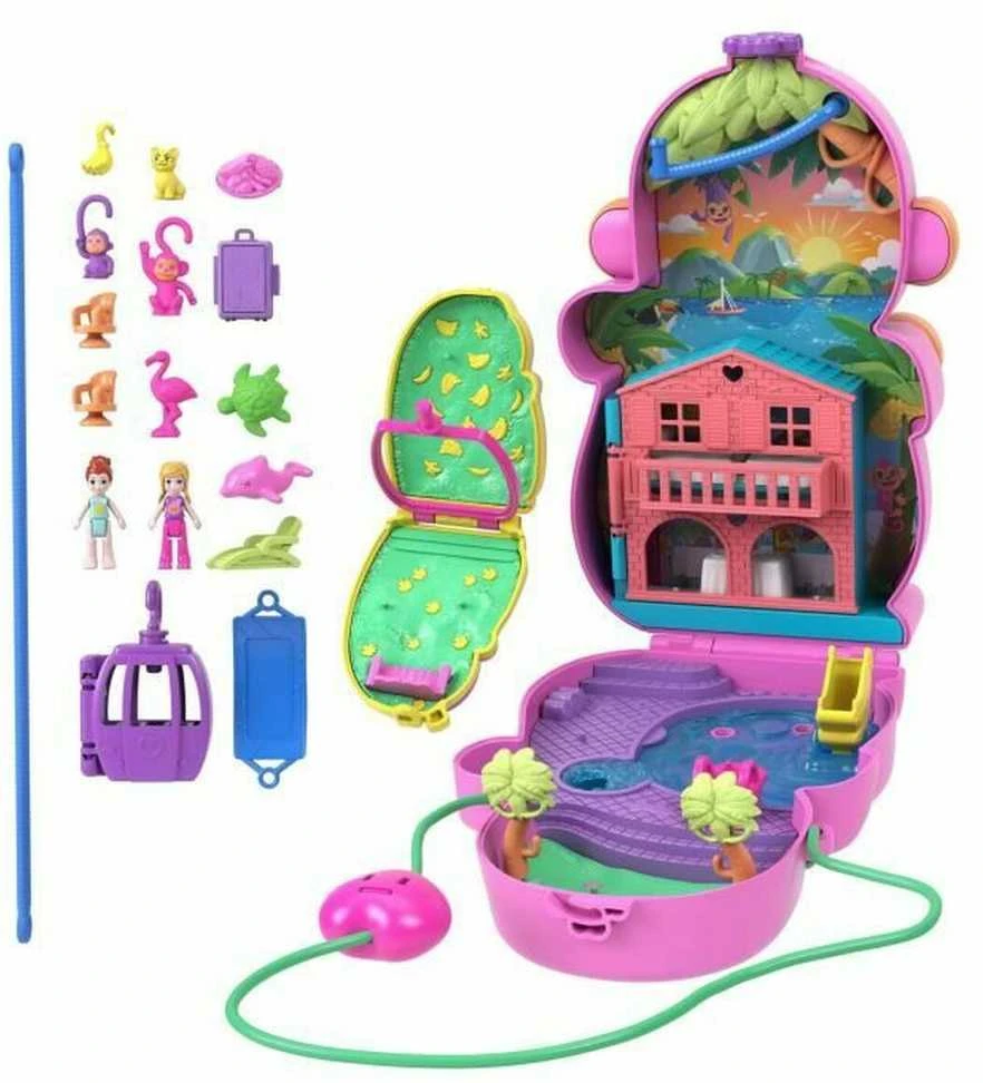 Mattel „Polly Pocket“ beždžionėlės pramogų rinkinys