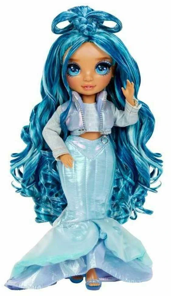 MGA Lėlė Rainbow High Winter Wonderland Skyler mėlyna 120834-EUC