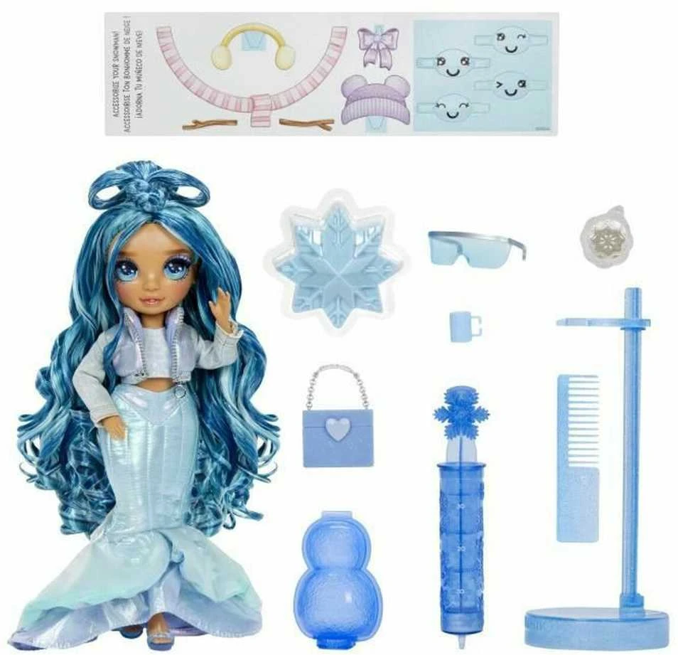 MGA Lėlė Rainbow High Winter Wonderland Skyler mėlyna 120834-EUC