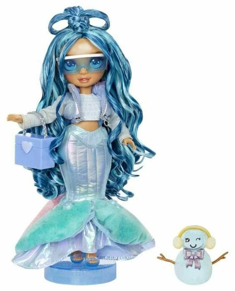 MGA Lėlė Rainbow High Winter Wonderland Skyler mėlyna 120834-EUC